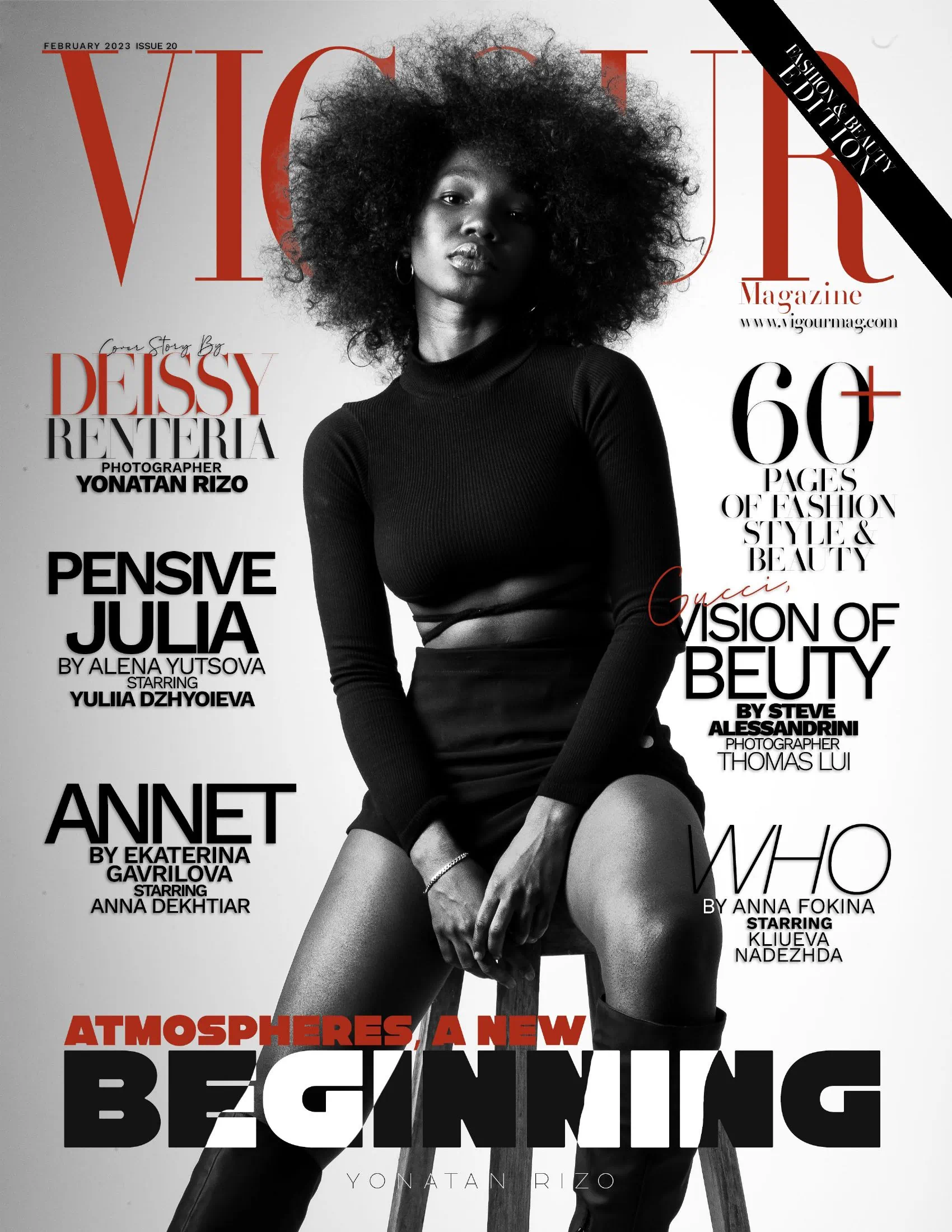 Fotografía editorial y de moda - Fotografia Revista Moda Portada Deissy 01